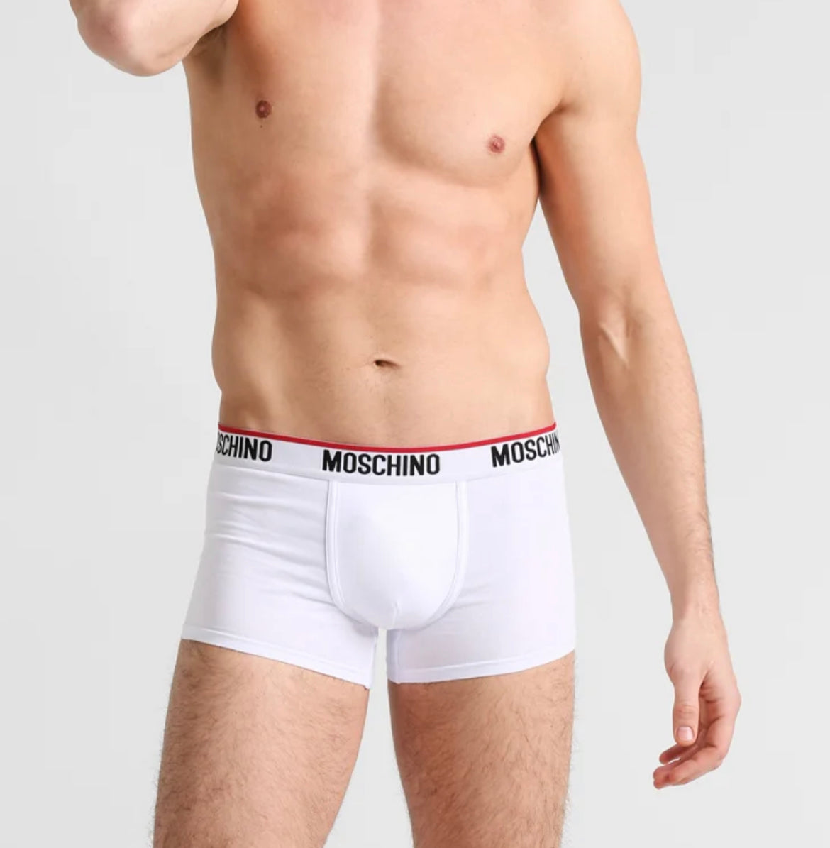 Boxer Uomo Moschino 2 pezzi con elastico logato