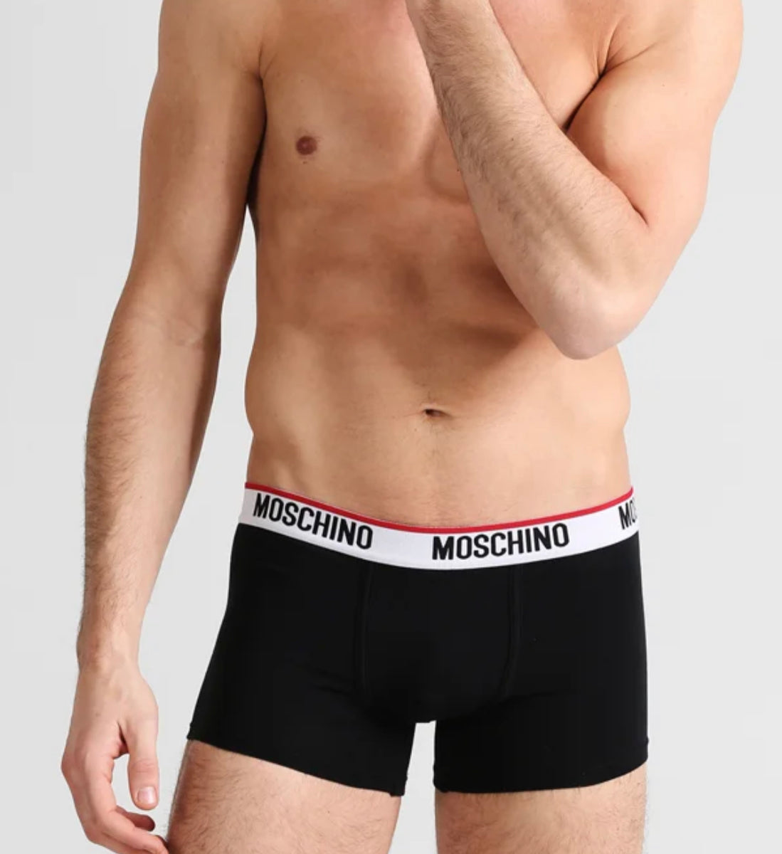 Boxer Uomo Moschino 2 pezzi con elastico logato